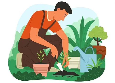 ilustracion jardineria